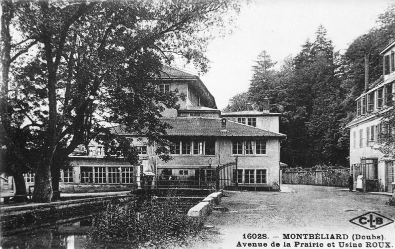 Montbéliard (Doubs). Usine de la Prairie et usine Roux. © Raphaël  Favereaux (reproduction) / Région Bourgogne-Franche-Comté, Inventaire du patrimoine - 2012