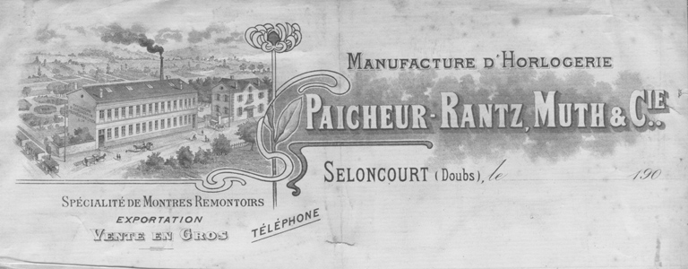 Manufacture d'horlogerie Paicheur-Rantz, Muth et Cie. © Raphaël  Favereaux (reproduction) / Région Bourgogne-Franche-Comté, Inventaire du patrimoine - 2012