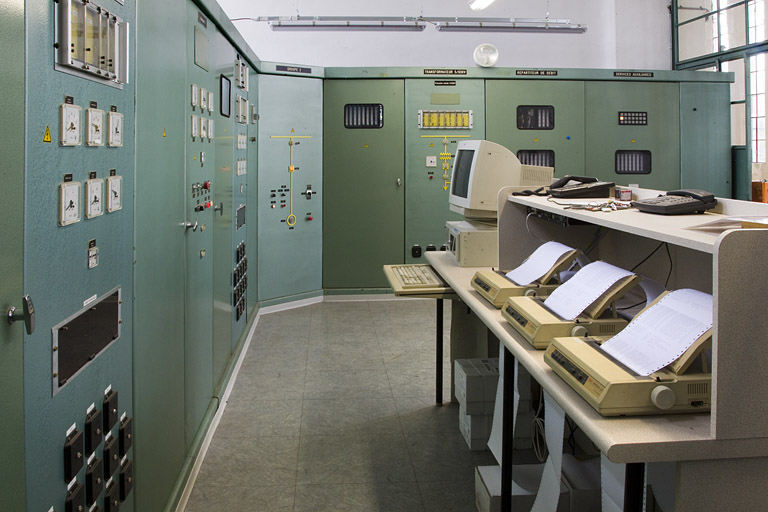 Salle des commandes. © Yves Sancey / Région Bourgogne-Franche-Comté, Inventaire du patrimoine - 2012