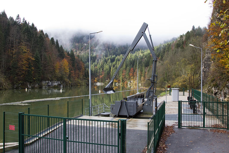 Prise d'eau : vue d'ensemble. © Yves Sancey / Région Bourgogne-Franche-Comté, Inventaire du patrimoine - 2012 Prise d'eau : vue d'ensemble. © Yves Sancey / Région Bourgogne-Franche-Comté, Inventaire du patrimoine - 2012