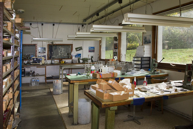 Atelier de 1984-1985 : intérieur côté pré. © Yves Sancey / Région Bourgogne-Franche-Comté, Inventaire du patrimoine - 2012