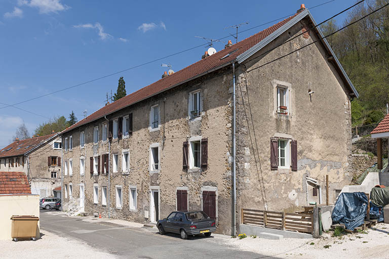 Logement ouvrier sud. © Jérôme Mongreville / Région Bourgogne-Franche-Comté, Inventaire du patrimoine - 2013