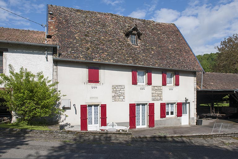 Façade est du moulin. © Jérôme Mongreville / Région Bourgogne-Franche-Comté, Inventaire du patrimoine - 2013