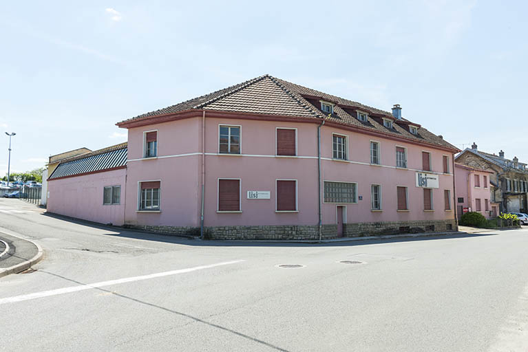 Bâtiment originel de la société Beley (actuellement bâtiment administratif désaffecté). © Mary Ruffinoni / Région Bourgogne-Franche-Comté, Inventaire du patrimoine - 2013