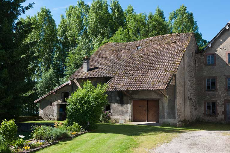 Dépendance du moulin. © Jérôme Mongreville / Région Bourgogne-Franche-Comté, Inventaire du patrimoine - 2013