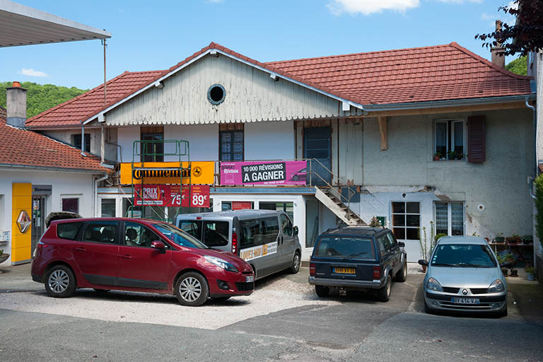 Façade ouest (ancien atelier de menuiserie). © Jérôme Mongreville / Région Bourgogne-Franche-Comté, Inventaire du patrimoine - 2013