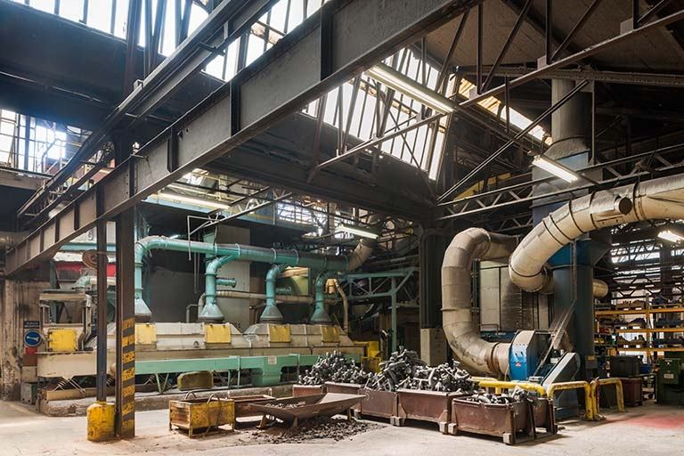 Vue d'ensemble. Ossature métallique. © Jérôme Mongreville / Région Bourgogne-Franche-Comté, Inventaire du patrimoine - 2013