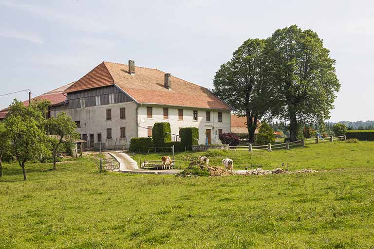 La ferme, de trois quarts gauche. © Yves Sancey / Région Bourgogne-Franche-Comté, Inventaire du patrimoine - 2013
