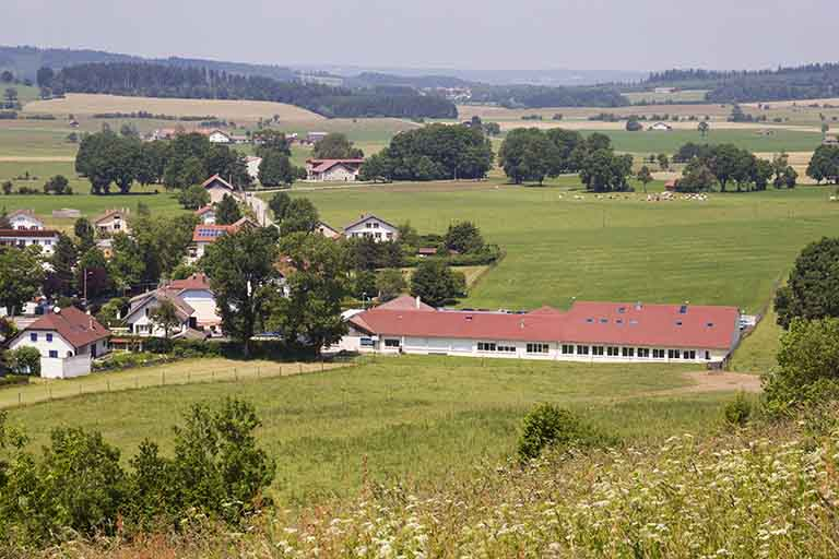 Vue d'ensemble, depuis le sud. © Yves Sancey / Région Bourgogne-Franche-Comté, Inventaire du patrimoine - 2013
