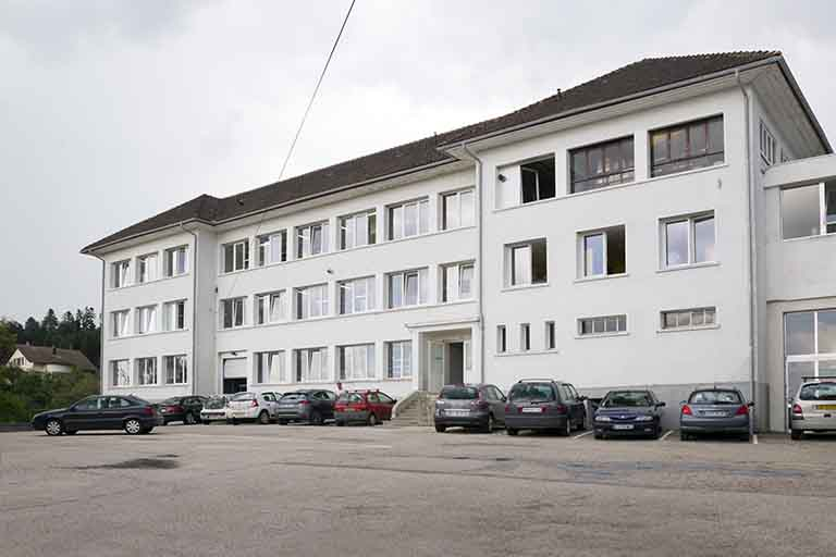 Atelier de 1952 : façade antérieure de trois quarts droite. © Yves Sancey / Région Bourgogne-Franche-Comté, Inventaire du patrimoine - 2013
