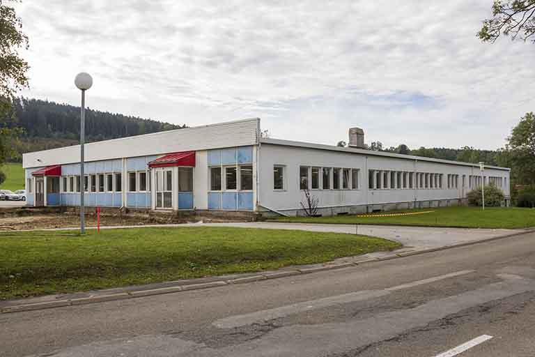 Vue d'ensemble depuis le nord, avant l'extension de 2013. © Yves Sancey / Région Bourgogne-Franche-Comté, Inventaire du patrimoine - 2013