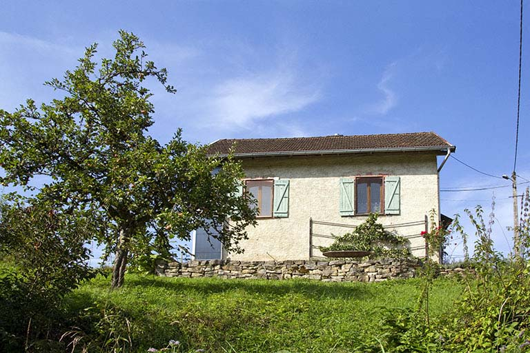 Logement d'ouvriers : façade postérieure. © Yves Sancey / Région Bourgogne-Franche-Comté, Inventaire du patrimoine - 2013