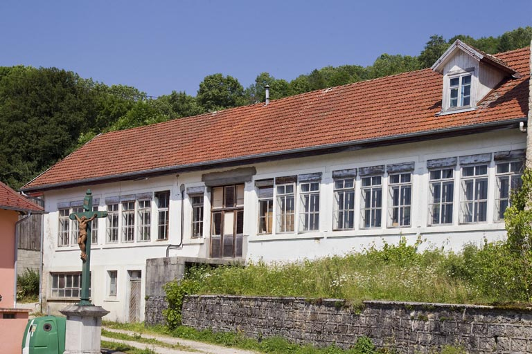 Façade antérieure de l'atelier. © Yves Sancey / Région Bourgogne-Franche-Comté, Inventaire du patrimoine - 2013 Façade antérieure de l'atelier. © Yves Sancey / Région Bourgogne-Franche-Comté, Inventaire du patrimoine - 2013