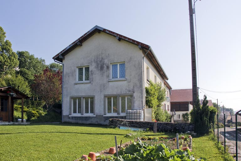 Façade latérale gauche de l'atelier. © Yves Sancey / Région Bourgogne-Franche-Comté, Inventaire du patrimoine - 2013