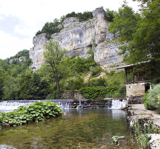 Site de la scierie : barrage. © Yves Sancey / Région Bourgogne-Franche-Comté, Inventaire du patrimoine - 2013