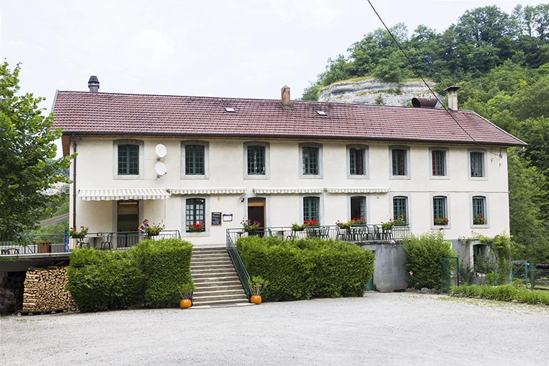 Moulin : façade antérieure. © Yves Sancey / Région Bourgogne-Franche-Comté, Inventaire du patrimoine - 2013