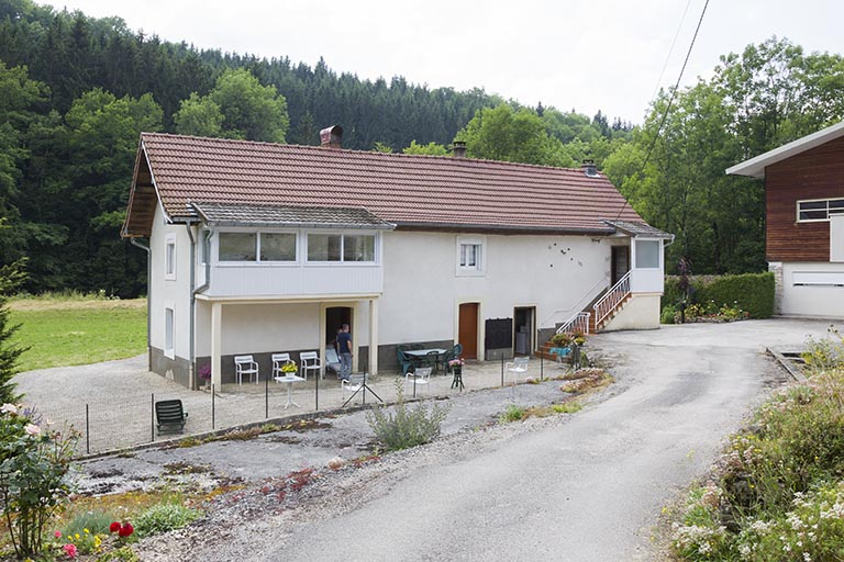Site de la scierie : logement d'ouvriers. © Yves Sancey / Région Bourgogne-Franche-Comté, Inventaire du patrimoine - 2013