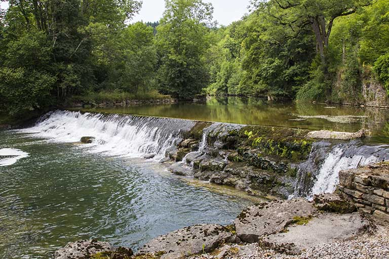 Site de la scierie : barrage. © Yves Sancey / Région Bourgogne-Franche-Comté, Inventaire du patrimoine - 2013