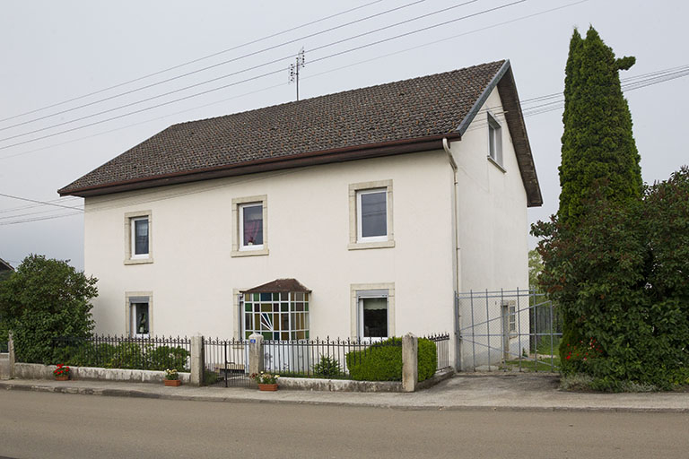Maison au 12 Grande Rue : façade antérieure. © Yves Sancey / Région Bourgogne-Franche-Comté, Inventaire du patrimoine - 2013