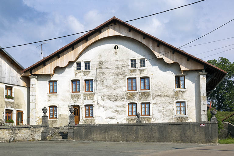 Ferme : façade antérieure. © Yves Sancey / Région Bourgogne-Franche-Comté, Inventaire du patrimoine - 2013