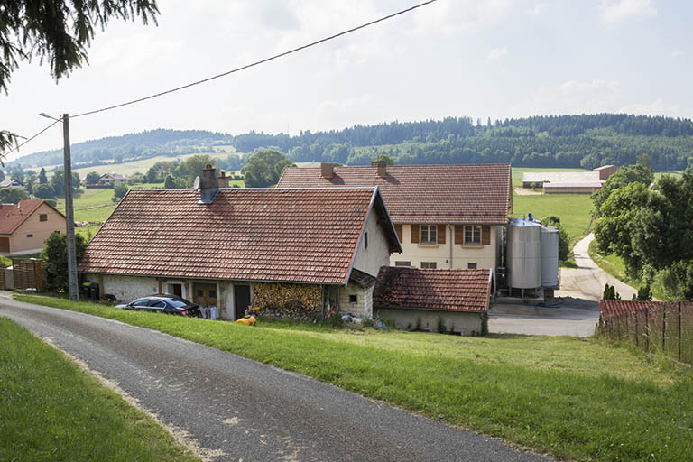 Ancienne fromagerie : façade postérieure (vue du nord-est). © Yves Sancey / Région Bourgogne-Franche-Comté, Inventaire du patrimoine - 2013