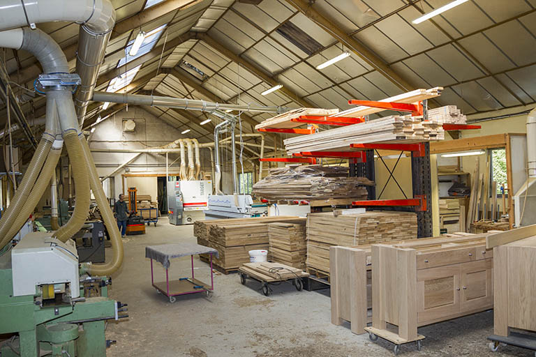 Intérieur de l'atelier des années 1980. © Yves Sancey / Région Bourgogne-Franche-Comté, Inventaire du patrimoine - 2013