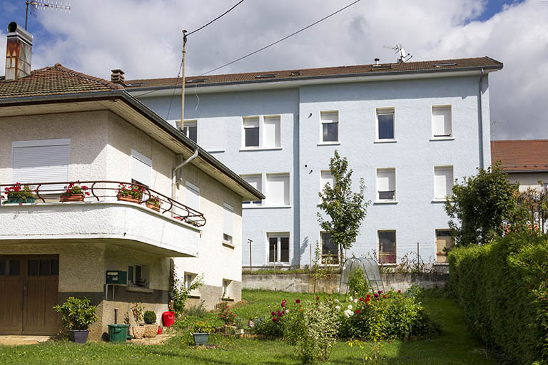 Façade postérieure (partie droite). © Yves Sancey / Région Bourgogne-Franche-Comté, Inventaire du patrimoine - 2013