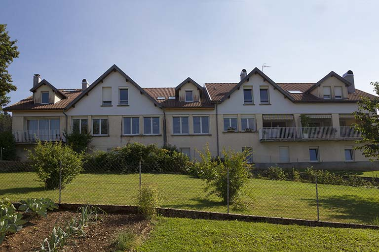 Ateliers de fabrication : façade postérieure. © Yves Sancey / Région Bourgogne-Franche-Comté, Inventaire du patrimoine - 2013