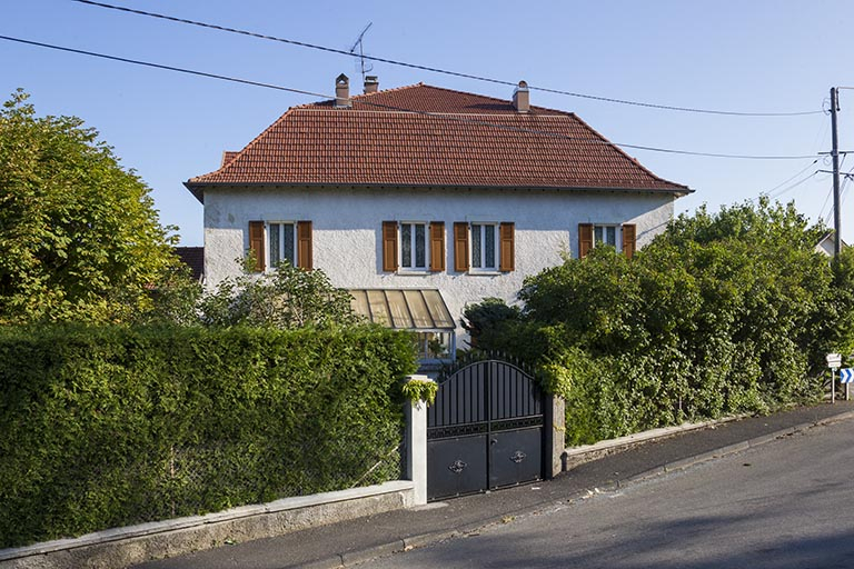 Logement : façade antérieure. © Yves Sancey / Région Bourgogne-Franche-Comté, Inventaire du patrimoine - 2013