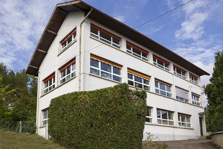 Usine : façades antérieure et latérale gauche. © Yves Sancey / Région Bourgogne-Franche-Comté, Inventaire du patrimoine - 2013