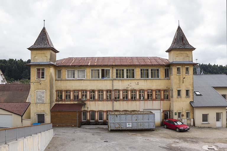 Usine : façade postérieure. © Yves Sancey / Région Bourgogne-Franche-Comté, Inventaire du patrimoine - 2013 Usine : façade postérieure. © Yves Sancey / Région Bourgogne-Franche-Comté, Inventaire du patrimoine - 2013