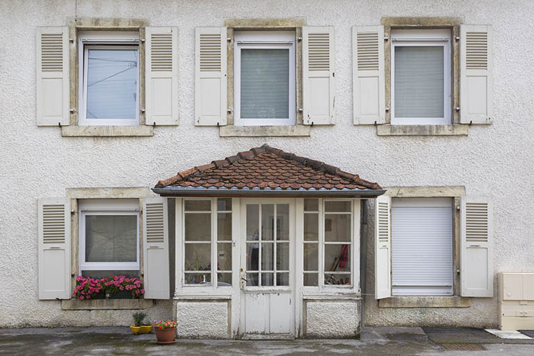 Façades antérieure. © Yves Sancey / Région Bourgogne-Franche-Comté, Inventaire du patrimoine - 2013