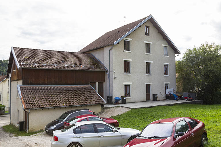Façades postérieure et latérale droite. © Yves Sancey / Région Bourgogne-Franche-Comté, Inventaire du patrimoine - 2013