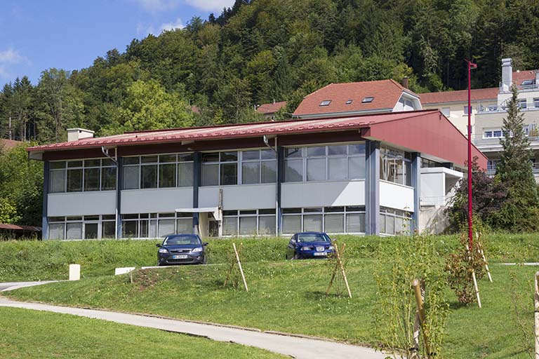 Façades antérieure et latérale gauche. © Yves Sancey / Région Bourgogne-Franche-Comté, Inventaire du patrimoine - 2013