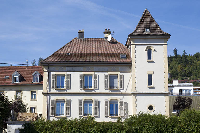 Façade postérieure. © Yves Sancey / Région Bourgogne-Franche-Comté, Inventaire du patrimoine - 2013