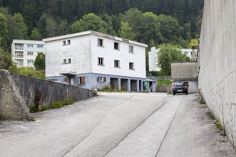 Site ancien : logements désaffectés, rue du Tremplin. © Yves Sancey / Région Bourgogne-Franche-Comté, Inventaire du patrimoine - 2013