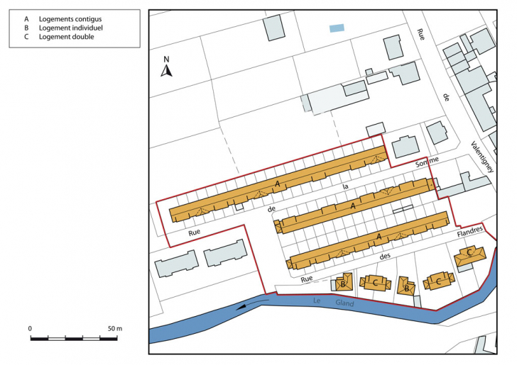 Plan-masse et de situation. © Mathias Papigny / Région Bourgogne-Franche-Comté, Inventaire du patrimoine - 2013