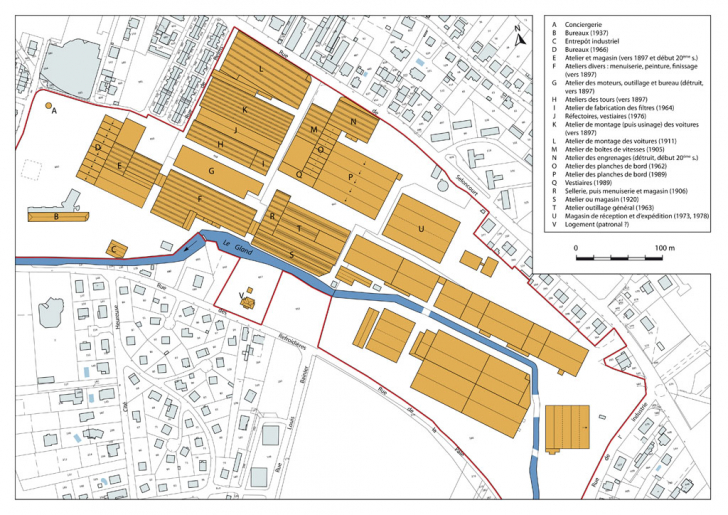 Plan-masse et de situation. © Mathias Papigny / Région Bourgogne-Franche-Comté, Inventaire du patrimoine - 2013 Plan-masse et de situation. © Mathias Papigny / Région Bourgogne-Franche-Comté, Inventaire du patrimoine - 2013
