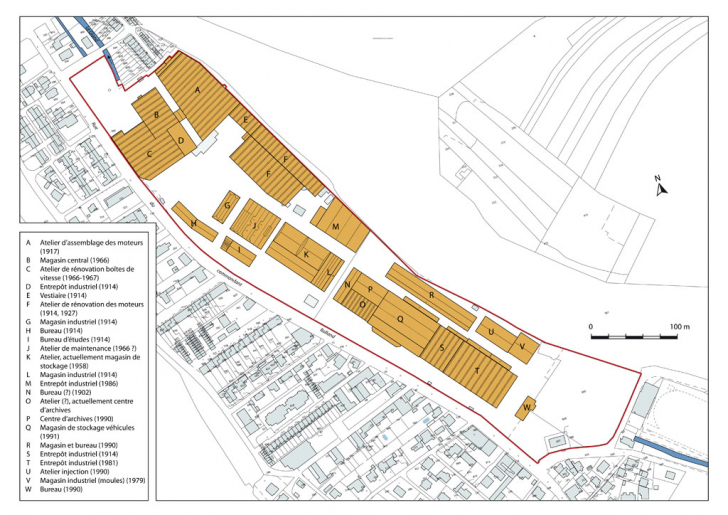 Plan-masse et de situation. © Mathias Papigny / Région Bourgogne-Franche-Comté, Inventaire du patrimoine - 2013 Plan-masse et de situation. © Mathias Papigny / Région Bourgogne-Franche-Comté, Inventaire du patrimoine - 2013