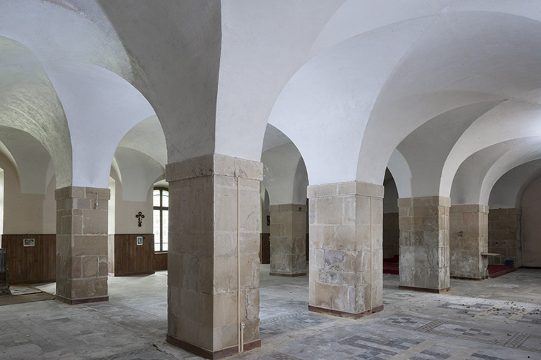 Intérieur : l'étage de soubassement. © Jérôme Mongreville / Région Bourgogne-Franche-Comté, Inventaire du patrimoine - 2013