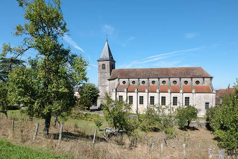 Vue générale sud de l'église © Jérôme Mongreville / Région Bourgogne-Franche-Comté, Inventaire du patrimoine - 2013
