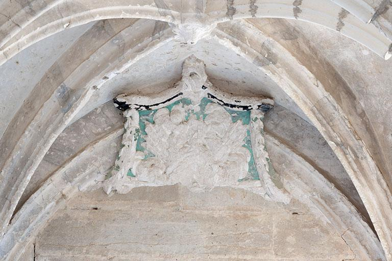 Décor de stuc situé sous la galerie © Jérôme Mongreville / Région Bourgogne-Franche-Comté, Inventaire du patrimoine - 2013