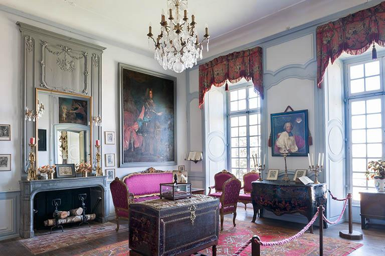 Salle située à l'ouest de l'aile nord © Jérôme Mongreville / Région Bourgogne-Franche-Comté, Inventaire du patrimoine - 2013