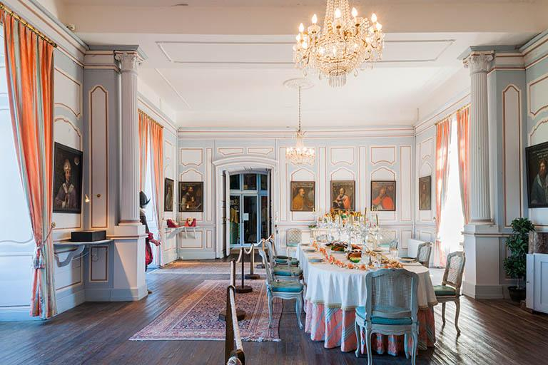 La salle de la partie Est de l'aile nord © Jérôme Mongreville / Région Bourgogne-Franche-Comté, Inventaire du patrimoine - 2013