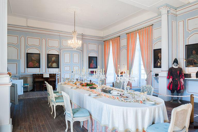 La salle de la partie Est de l'aile nord © Jérôme Mongreville / Région Bourgogne-Franche-Comté, Inventaire du patrimoine - 2013