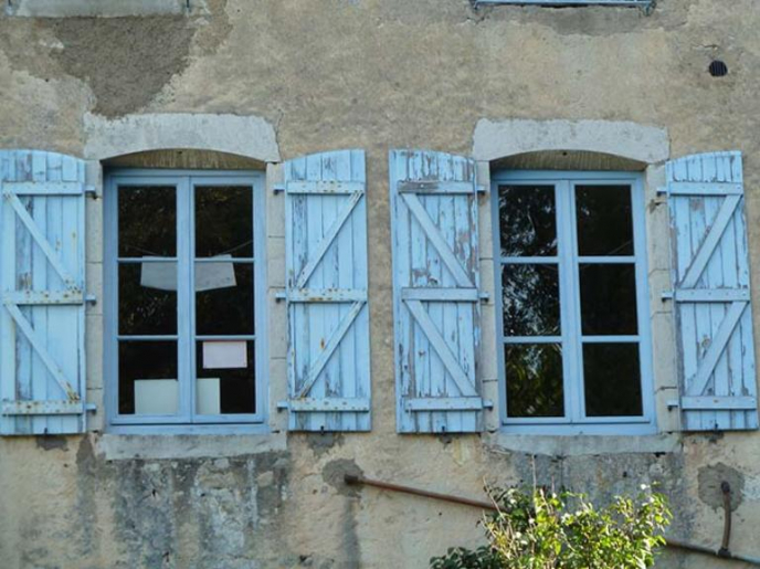 Détail des baies de la façade ouest © Sabrina Dalibard / Région Bourgogne-Franche-Comté, Inventaire du patrimoine - 2013