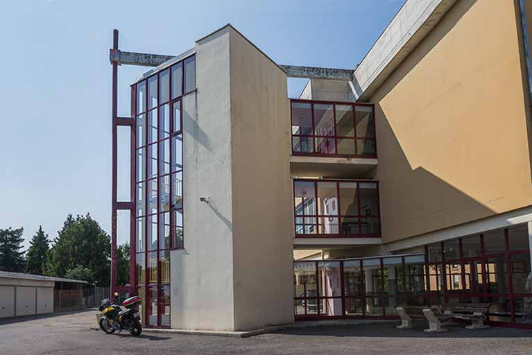 Détail de l'escalier dit le phare. © Mary Ruffinoni / Région Bourgogne-Franche-Comté, Inventaire du patrimoine - 2013