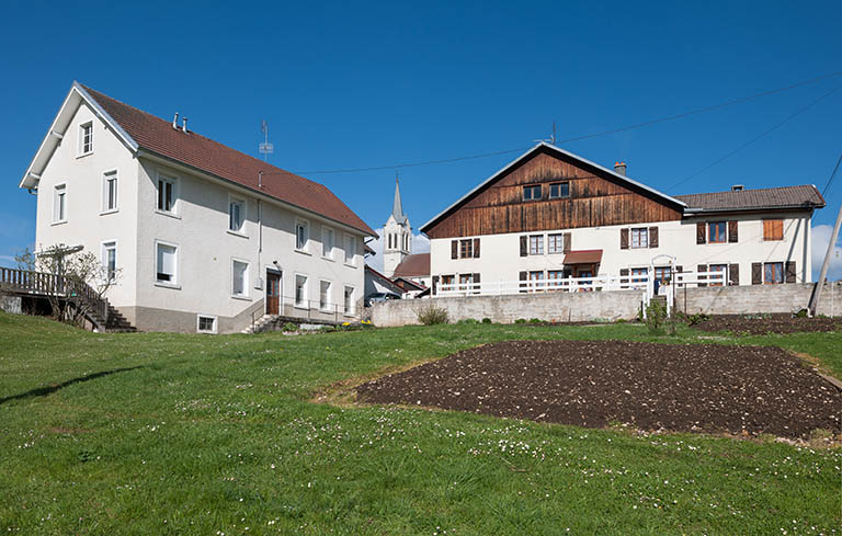 Vue d'ensemble du site, depuis l'est. © Jérôme Mongreville / Région Bourgogne-Franche-Comté, Inventaire du patrimoine - 2014