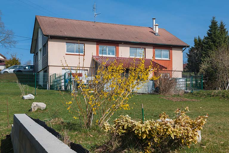 Usine : façade postérieure. © Jérôme Mongreville / Région Bourgogne-Franche-Comté, Inventaire du patrimoine - 2014