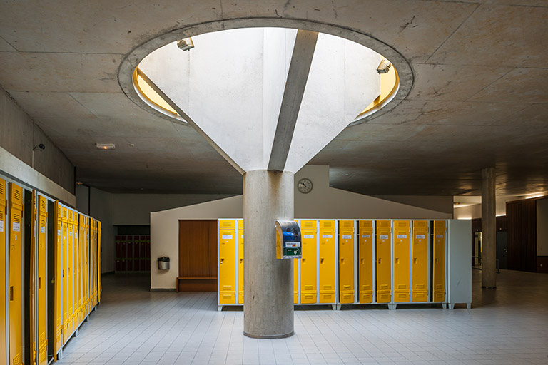 Forum souterrain (sous la cour centrale). © Jérôme Mongreville / Région Bourgogne-Franche-Comté, Inventaire du patrimoine - 2014
